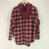 エックスガール X-girl 22AW HEAVYWEIGHT FLANNEL HOODED SHIRT レディース JPN:M