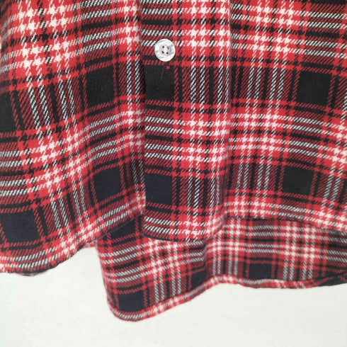 エックスガール X-girl 22AW HEAVYWEIGHT FLANNEL HOODED SHIRT レディース JPN:M