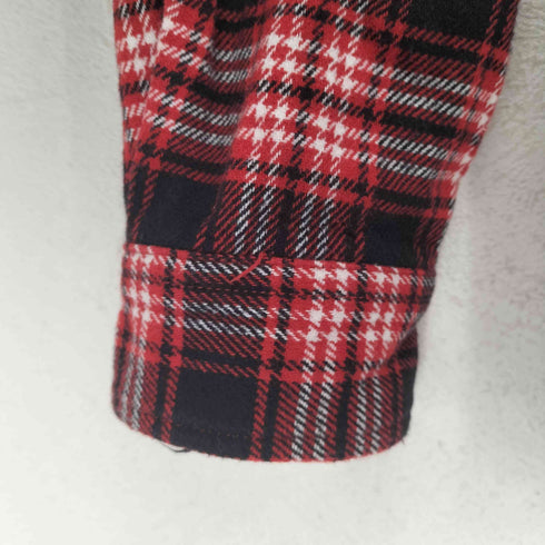 エックスガール X-girl 22AW HEAVYWEIGHT FLANNEL HOODED SHIRT レディース JPN:M