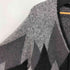 バッカーズ Backers アーガイル ブラッシュドカーディガン モヘア メンズ import:M
