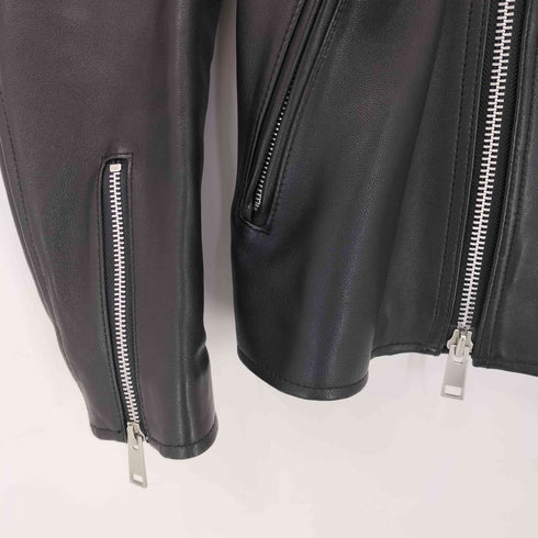 グローバルワーク GLOBAL WORK 羊革 ダブルライダースジャケット メンズ import:M