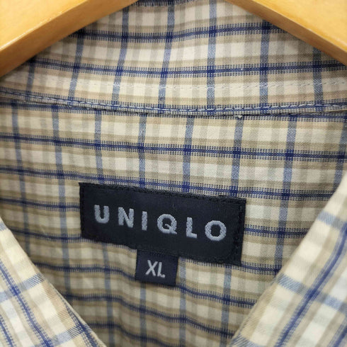 ユニクロ UNIQLO 90S~00S OLD 紺タグ チェックBD メンズ JPN:XL