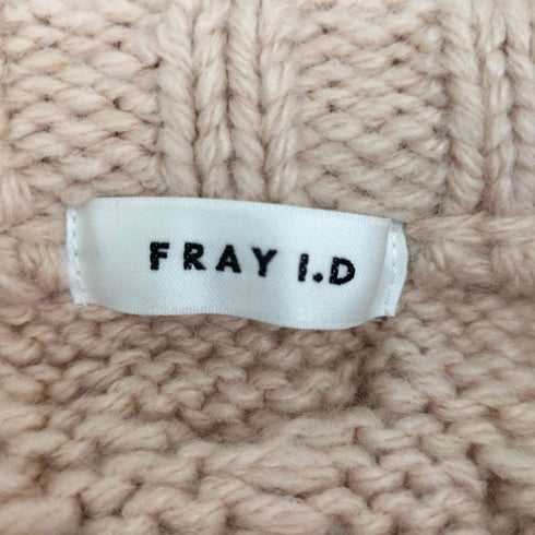 フレイアイディー FRAY I.D 24AW ケーブルニットミニワンピース レディース FREE