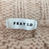 フレイアイディー FRAY I.D 24AW ケーブルニットミニワンピース レディース FREE
