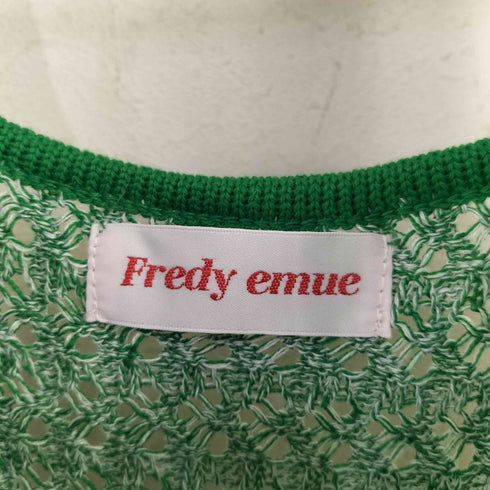 フレディエミュ fredy emue MIXカラーニットキャミワンピース レディース JPN:38
