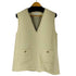 ユナイテッドアローズグリーンレーベルリラクシング UNITED ARROWS green label relaxing ブークレ ツイード ベスト レディース