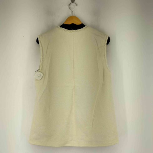 ユナイテッドアローズグリーンレーベルリラクシング UNITED ARROWS green label relaxing ブークレ ツイード ベスト レディース