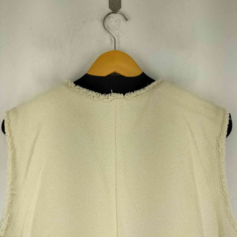 ユナイテッドアローズグリーンレーベルリラクシング UNITED ARROWS green label relaxing ブークレ ツイード ベスト レディース