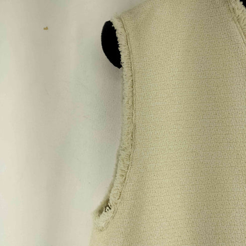 ユナイテッドアローズグリーンレーベルリラクシング UNITED ARROWS green label relaxing ブークレ ツイード ベスト レディース