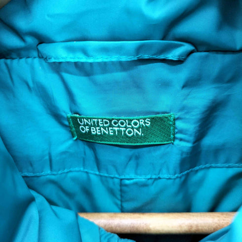 ユナイテッドカラーズオブベネトン UNITED COLORS OF BENETTON 80-90S 50/50 ジップアップ ダウンジャケット レディース import:S