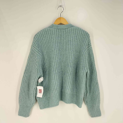 ザラ ZARA アクリルナイロン シャギー ローゲージカーディガン レディース import:L