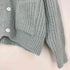 ザラ ZARA アクリルナイロン シャギー ローゲージカーディガン レディース import:L