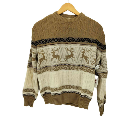 KP COLLECTION 90S ルーマニア製 ノルディック柄 アクリルニット レディース import:M