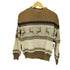 KP COLLECTION 90S ルーマニア製 ノルディック柄 アクリルニット レディース import:M