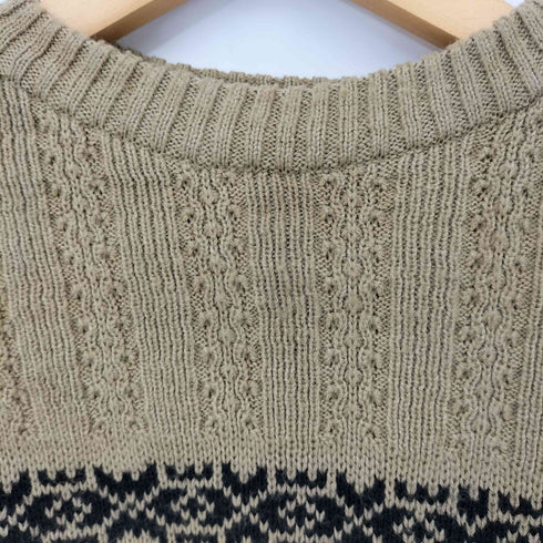 KP COLLECTION 90S ルーマニア製 ノルディック柄 アクリルニット レディース import:M