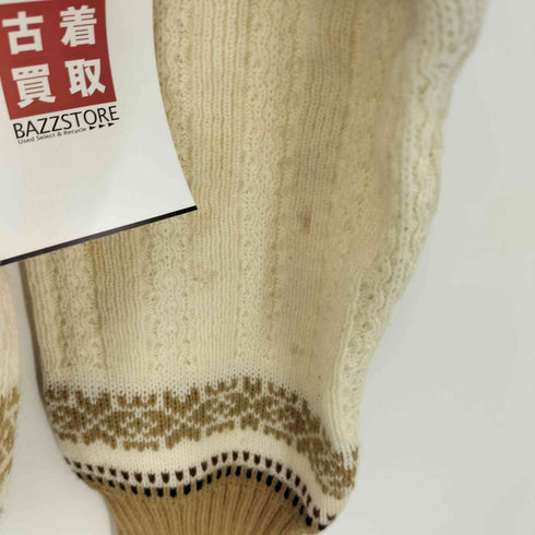 KP COLLECTION 90S ルーマニア製 ノルディック柄 アクリルニット レディース import:M