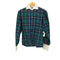 tru blouse 襟切替 チェック L/S シャツ レディース 36