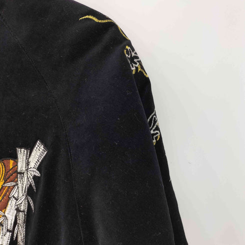 ホシヒメ Hoshihime スカジャン 竹虎 刺繍 別珍 ジップアップ 中綿ブルゾン Souvenir Jacket メンズ FREE