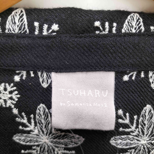 ツハル TSUHARU 雪の結晶柄刺繍ワンピース レディース FREE