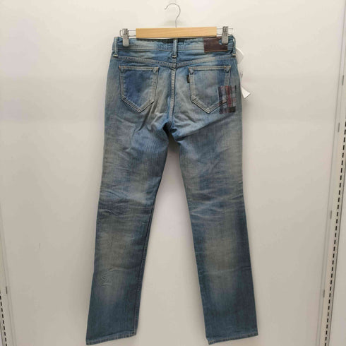 Luxluft パッチワークプリントストレートデニム レディース 28