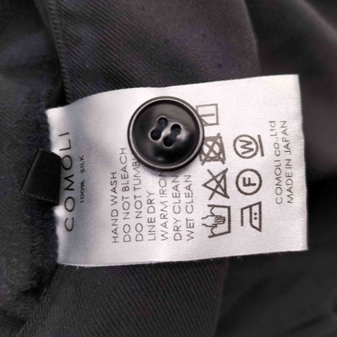 コモリ COMOLI シルクネル ドローストリングパンツ メンズ 3
