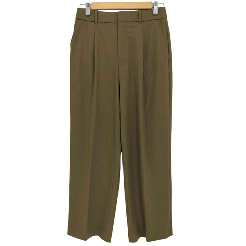 ユニクロ UNIQLO タックワイドパンツ レディース JPN:L