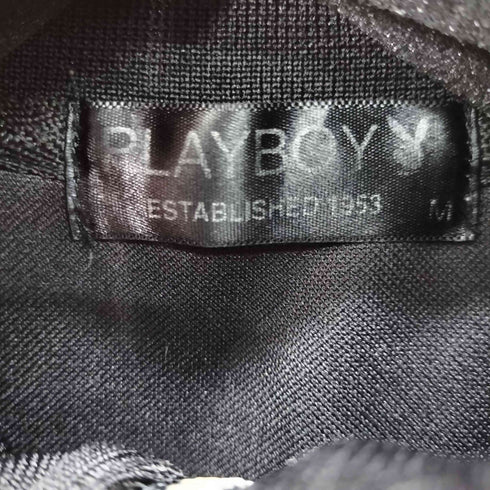 プレイボーイ PLAYBOY 背面プリント ロゴ刺繍トラックジャケット レディース JPN:M