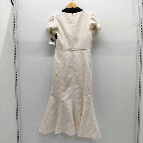 dea. by robe de fleurs 24AW フロントジッパーパフスリーブロングキャバドレス レディース JPN:L