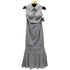dea. by robe de fleurs 襟付きウエストカットノースリーブチェックマーメイドロングキャバドレス レディース JPN:L