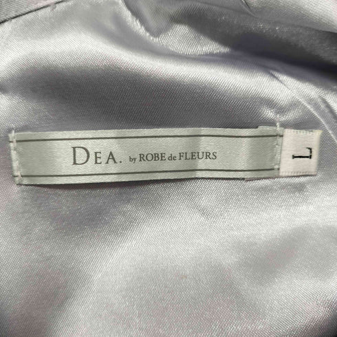 dea. by robe de fleurs 襟付きウエストカットノースリーブチェックマーメイドロングキャバドレス レディース JPN:L