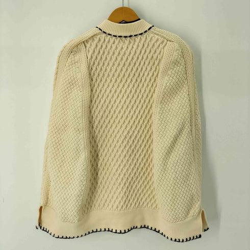 peace love and keeping it foxy ステッチデザインケーブルニットコート レディース JPN:S