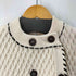 peace love and keeping it foxy ステッチデザインケーブルニットコート レディース JPN:S
