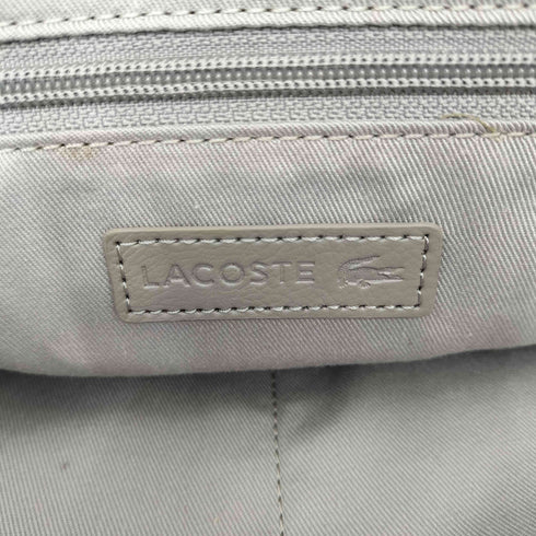 ラコステ LACOSTE フェイクレザーメッセンジャーバッグ レディース