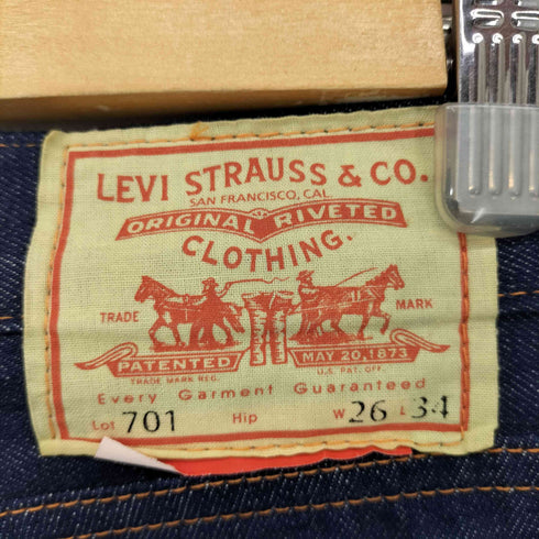 リーバイスヴィンテージクロージング Levis Vintage Clothing 1950s 701 Jeans Rigid レディース W26 L34