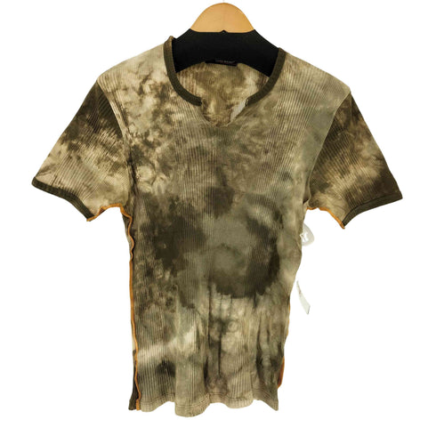 El Corte Ingles MADE IN SPAIN インサイドアウト タイダイリブニットTシャツ EASY WEAR メンズ import:L