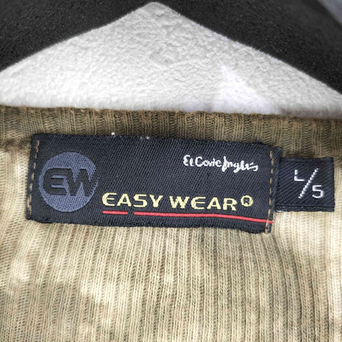 El Corte Ingles MADE IN SPAIN インサイドアウト タイダイリブニットTシャツ EASY WEAR メンズ import:L