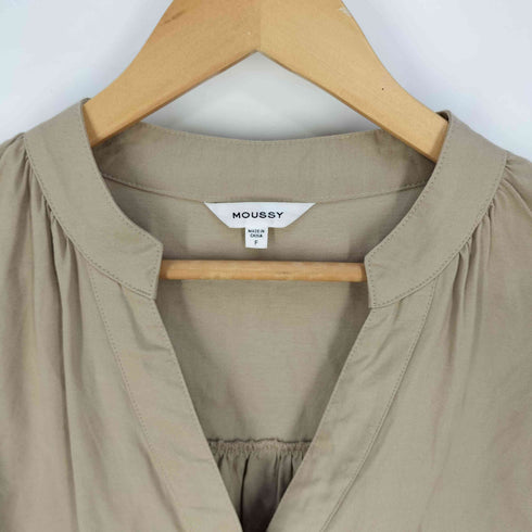 マウジー moussy SKIPPER LONG SHIRT スキッパーロングシャツ レディース FREE