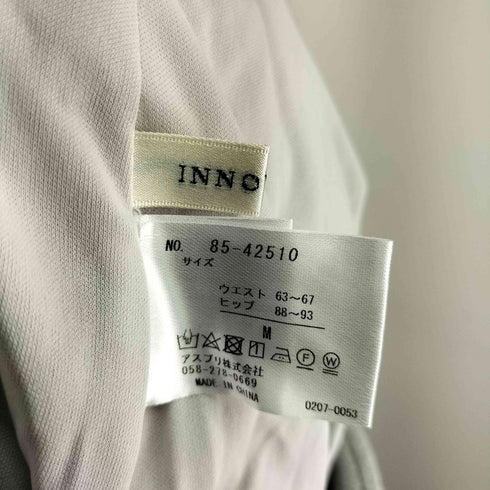イノウェーブ innowave ラメ加工 バックスリットスカート レディース