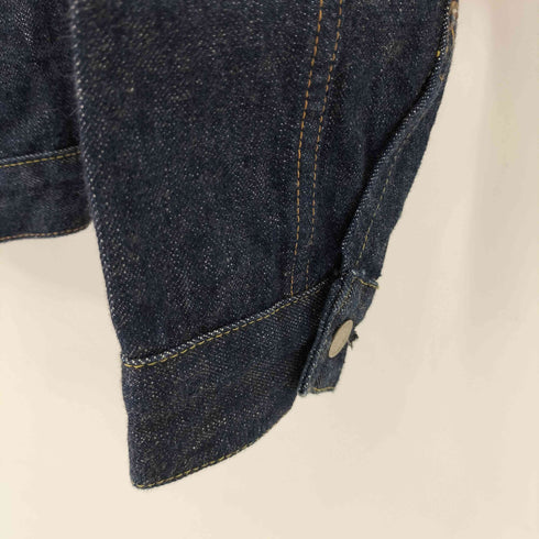 オアスロウ orSlow Pleated Front Blouse デニムジャケット Lot 6011 メンズ JPN:M