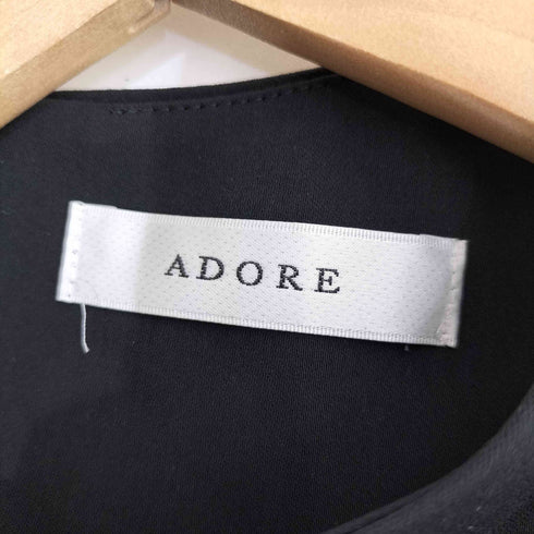 アドーア ADORE ドライジョーゼットタックプリーツカフブラウス レディース JPN:38