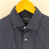 ポロラルフローレン POLO RALPH LAUREN SLIM FIT 現行タグ レギュラーカラー ドット インディゴ コットンシャツ メンズ import:M
