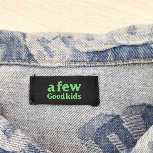 アフューグッドキッズ A FEW GOOD KIDS サークルロゴデニムジャケット メンズ