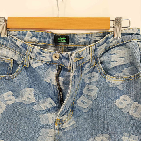 アフューグッドキッズ A FEW GOOD KIDS サークルロゴデニムパンツ メンズ JPN:XS