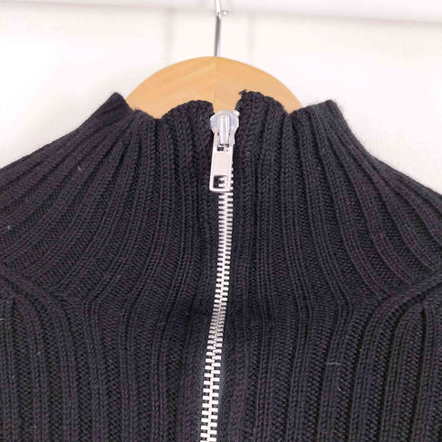 ヨウジヤマモトプールオム Yohji Yamamoto POUR HOMME 00s アーカイブ 異素材 前ポケ ドッキング ドライバーズニット メンズ 3