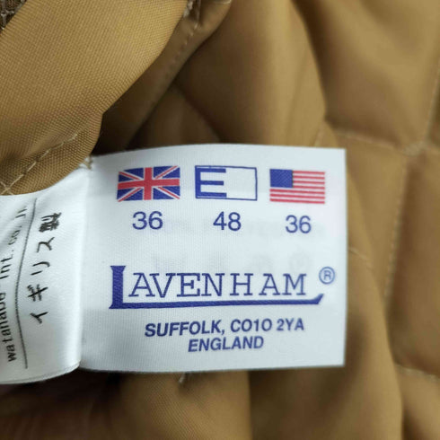 ラベンハム LAVENHAM イギリス製 キルティングジャケット レディース 36