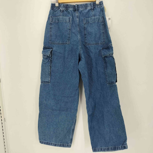 ジーユー GU デニムスーパーワイドカーゴパンツ メンズ JPN:S