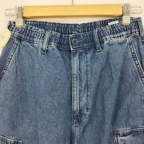 ジーユー GU デニムスーパーワイドカーゴパンツ メンズ JPN:S