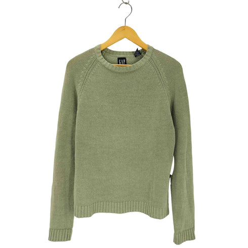ギャップ Gap OLD クルーネックリネンコットンニット ラグラン メンズ JPN:S