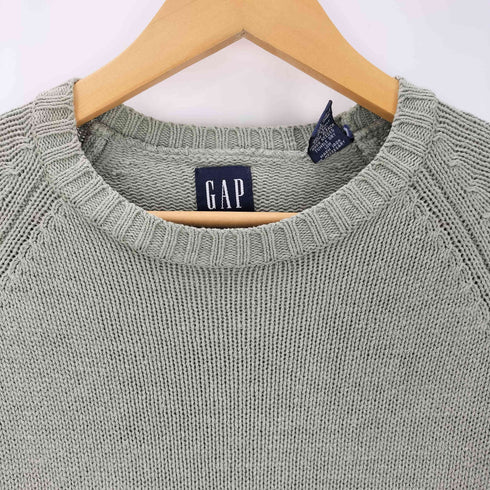 ギャップ Gap OLD クルーネックリネンコットンニット ラグラン メンズ JPN:S