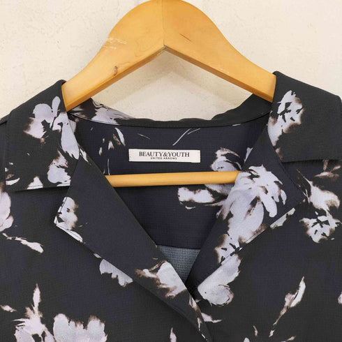 ビューティーアンドユースユナイテッドアローズ BEAUTY & YOUTH UNITED ARROWS フラワープリント 5分袖 シャツ レディース FREE